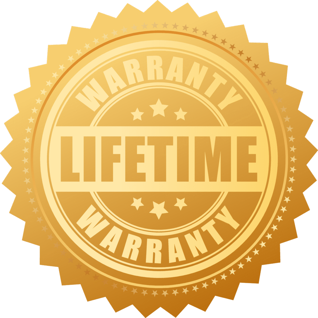 lifetime warranty badge